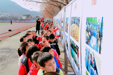 文艺六百工程基层巡回展走进垛庄镇中心小学