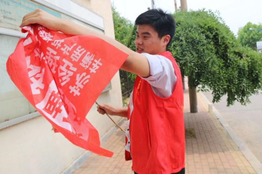 垛庄镇·凝聚青春力量 助力创城攻坚